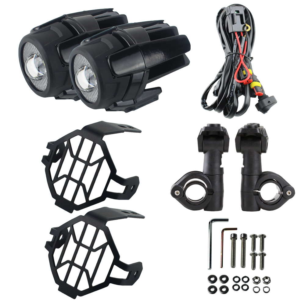 Luces LED antiniebla para motocicleta, luces auxiliares de conducción para BMW R1200GS LC R 1250GS R1250GS F800GS GSR1200 F850GS F750GS Adv