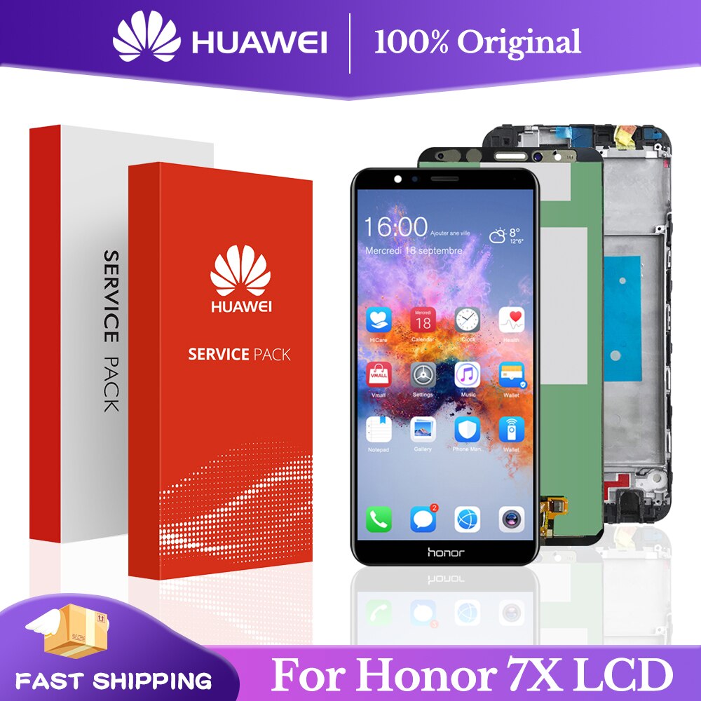 5.93 &#39;&#39;Originele Display Voor Honor 7X 7 X BND-L21/L22/L24 Lcd Touch Screen Vervanging Voor huawei Honor 7x Lcd