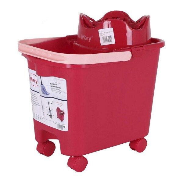 Cubo de Fregona con Escurridor Automático Rayen 14 L (38,5 x 39 x 25,5 cm)