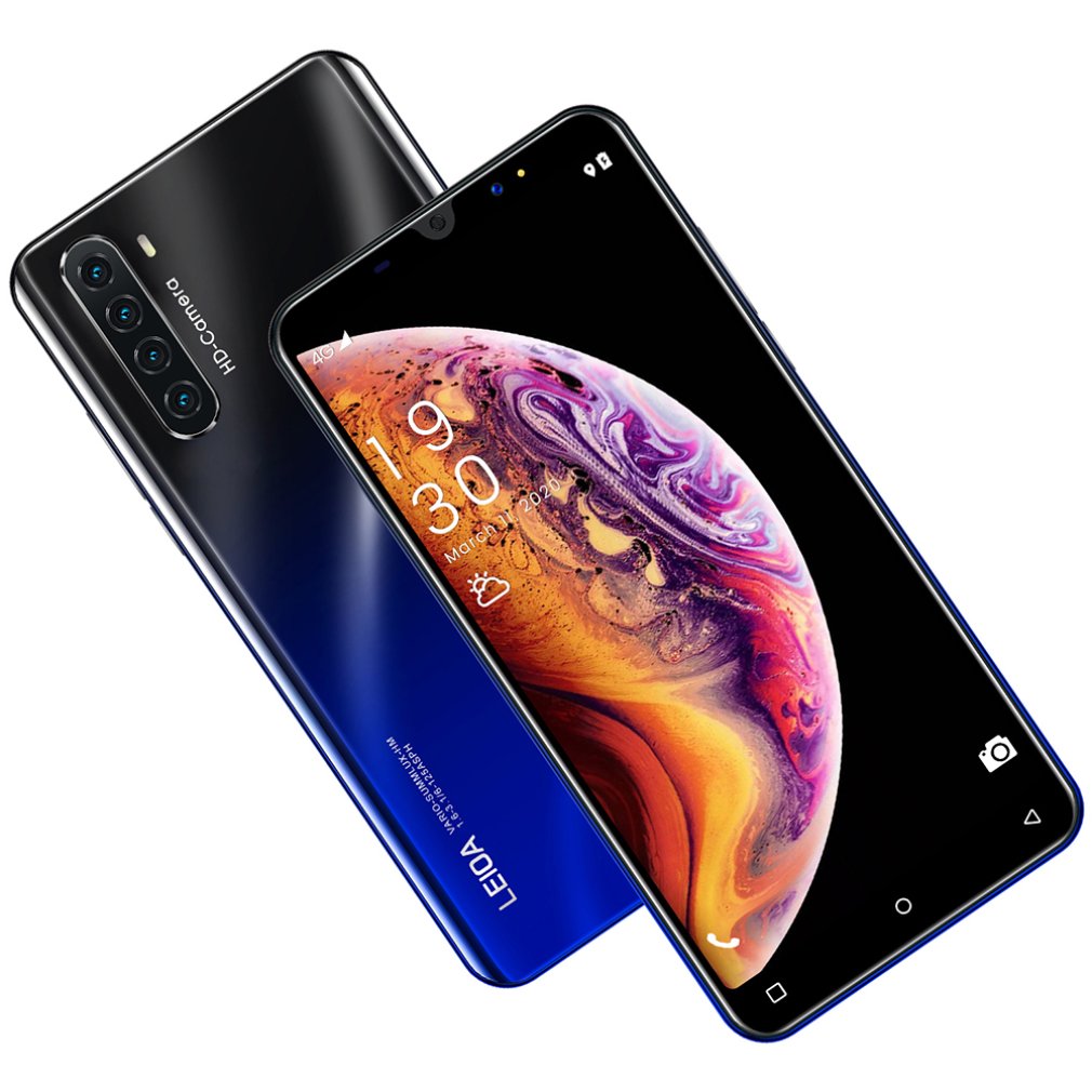 P33 Smart Phone 5 Inch 3G Large Screen Mobile Phone 512Mb Ram High Capacity Real Fingerprint Face Unlock Phones