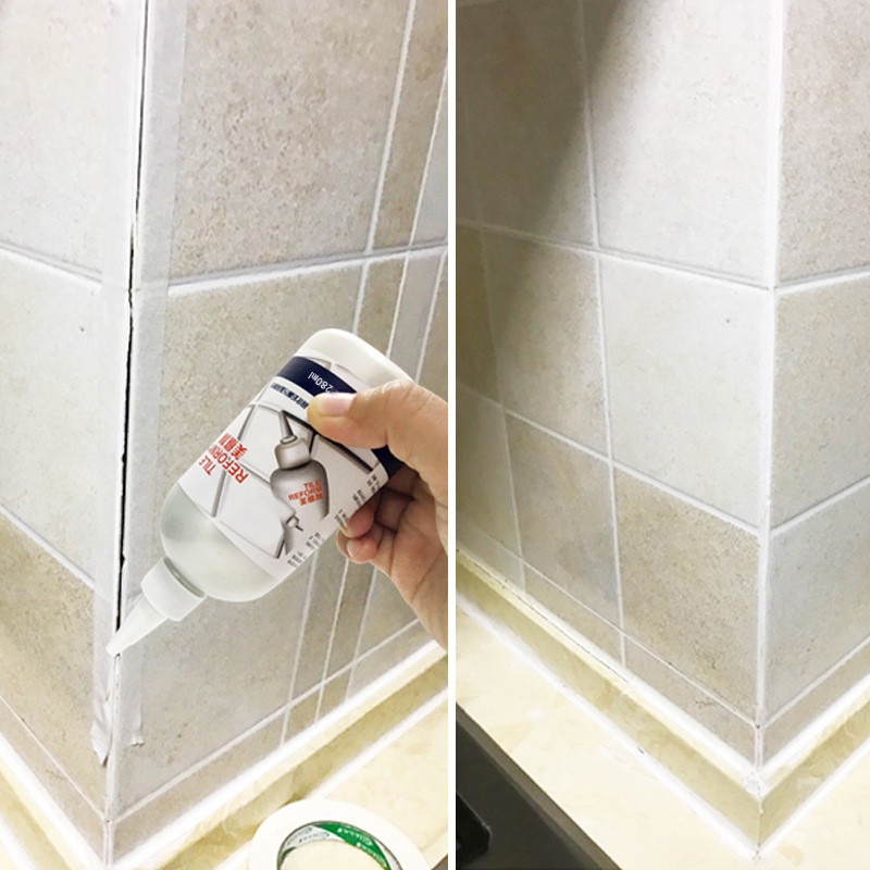 Tile refill fliser belægning skimmel renere fliseforsegler reparation lim boligindretning plakater & klistermærker håndværktøj