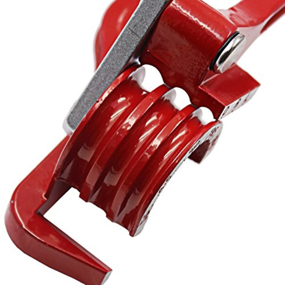 3 in 1 180 Tubing Bender 6Mm/8Mm/10Mm Forming Bending Bender Tool Pliers Manual Pipe Bender Aluminum Copper Pipe Bender red