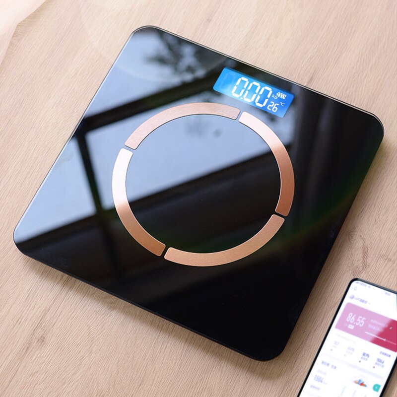 USB Lade Gewicht Skala Smart Körper Fett Skala Bluetooth Elektronische Waage Fett Messung Werkzeug App Boden Waagen весы напольные