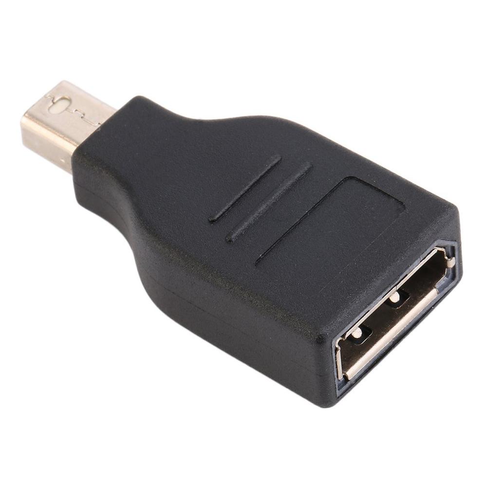 Mini display port mannelijke naar display port vrouwelijke adapterconverter, universele mannelijke naar vrouwelijke dp display port adapter