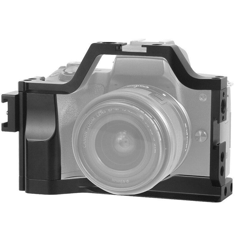 KIMRIG – Cage EOS M50 avec trois adaptateurs de montage pour chaussures froides, pour Canon Eos M50 M5, accessoire d&#39;appareil Photo Dslr Studio Photo