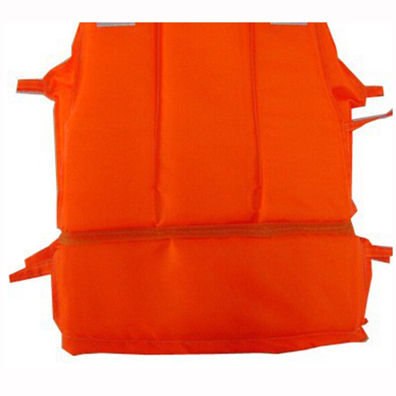 1 Uds naranja útil prevención inundación adulto espuma chaleco salvavidas + silbato