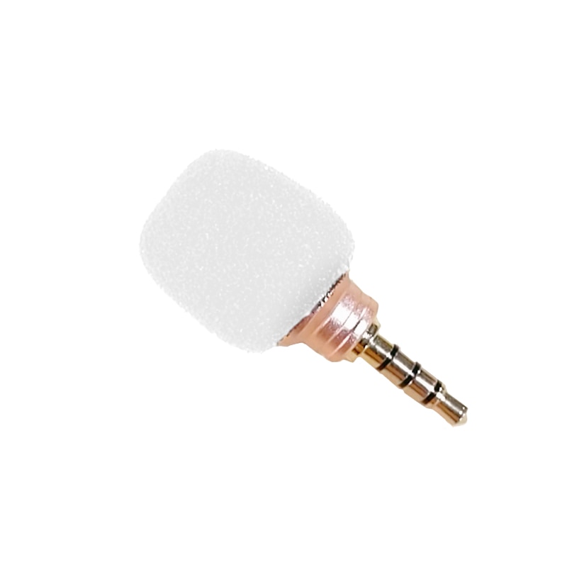 Spash 3.5mm jack mini rundstrålende mikrofon bærbar liten mikrofon for opptaker mobiltelefon smarttelefon android telefon