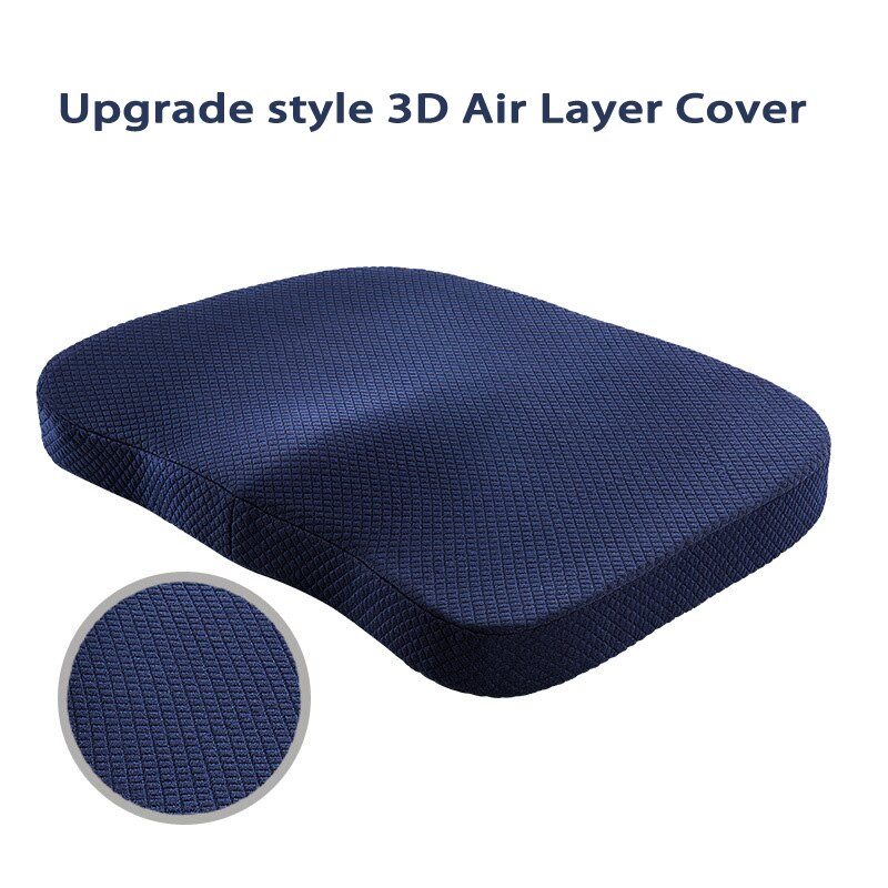 Memory Foam Seat Cushion Coccyx Orthopedic Pillow For Chair Massage Pad Car Office Hip Pillows Tailbone Pain Relief Seat Cushion