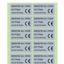 Bafang-etiqueta adhesiva para Motor de bicicleta eléctrica, pegatina de 20 piezas para BAFANG 36V 250W/48V 750W BBS 01/BBSHD, accesorios para e-bike