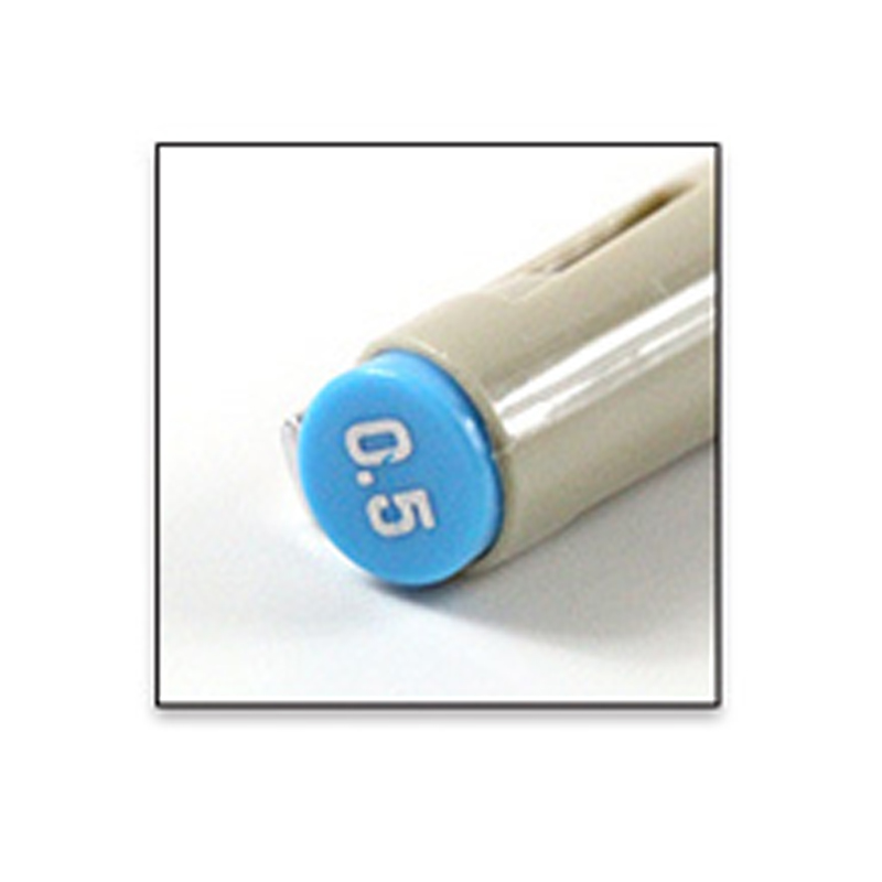1pcs Colors Micron Line Fineliner Drawing Pen Set 05mm Fine Point Pen Waterproof Technical Pens Markers Sketching Artist Manga: SKY BLUE