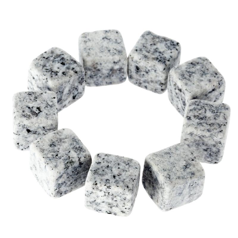 9 pièces pierres de Whisky naturel granit glaçon Whisky pierre Vodka vin boisson refroidisseur roches de mariage faveur outil de barre de noël