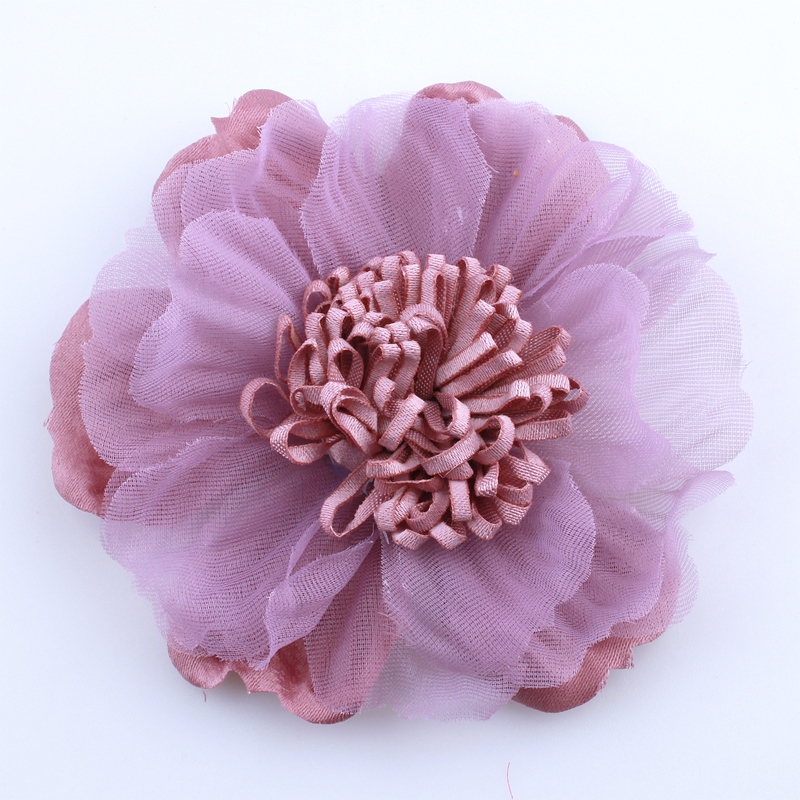 5 sztuk 9CM noworodka tiul jedwabne tkanina w kwiaty na zaproszenie na ślub sztuczny kwiat robić dekoracji sukni