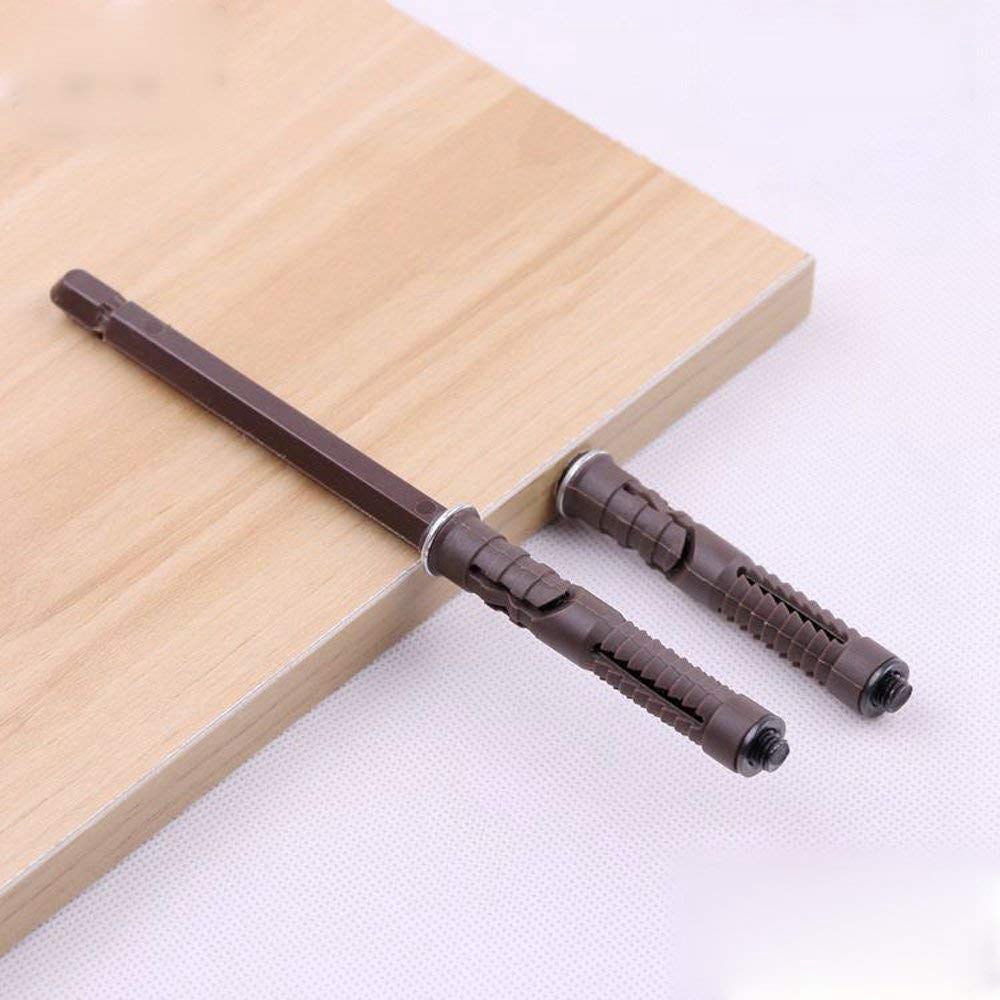 Floating Shelf Brackets -10 Pack Heavy Duty Wood Invisible Shelf Brackets DIY Adjustable Hardware Blind Supports Shelves 120 L