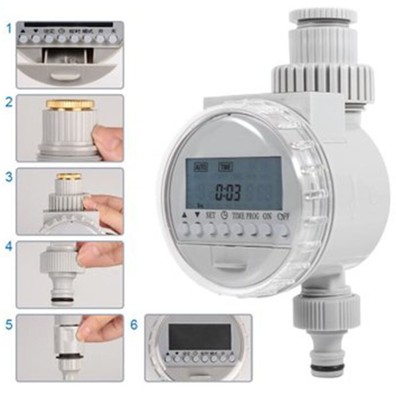 Haven vanding timer sol digital digital lcd automatisk vanding timer vandbesparende vanding controller vanding system