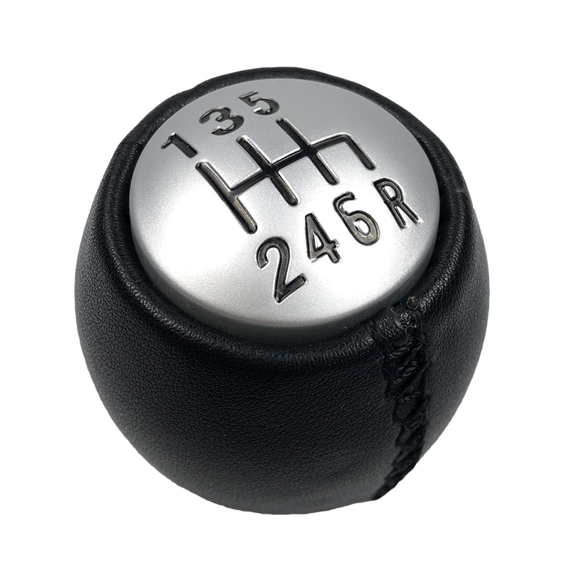 Für Alfa Romeo GT 147 166 3,2 V6 PU Leder Auto Styling 5/6 Geschwindigkeit Schaltknauf Hebel Stock Stift Schalthebel Kopf
