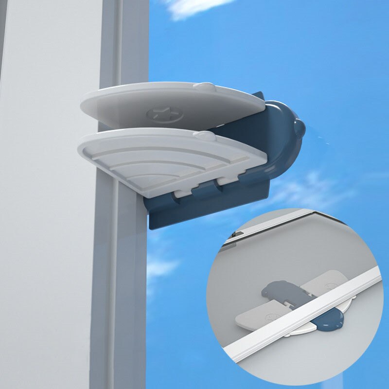3 stk baby skydevindue sikkerhed fly låsning skydedør fastgørelse spænde garderobe anti-klemme hånd sikkerhedslås