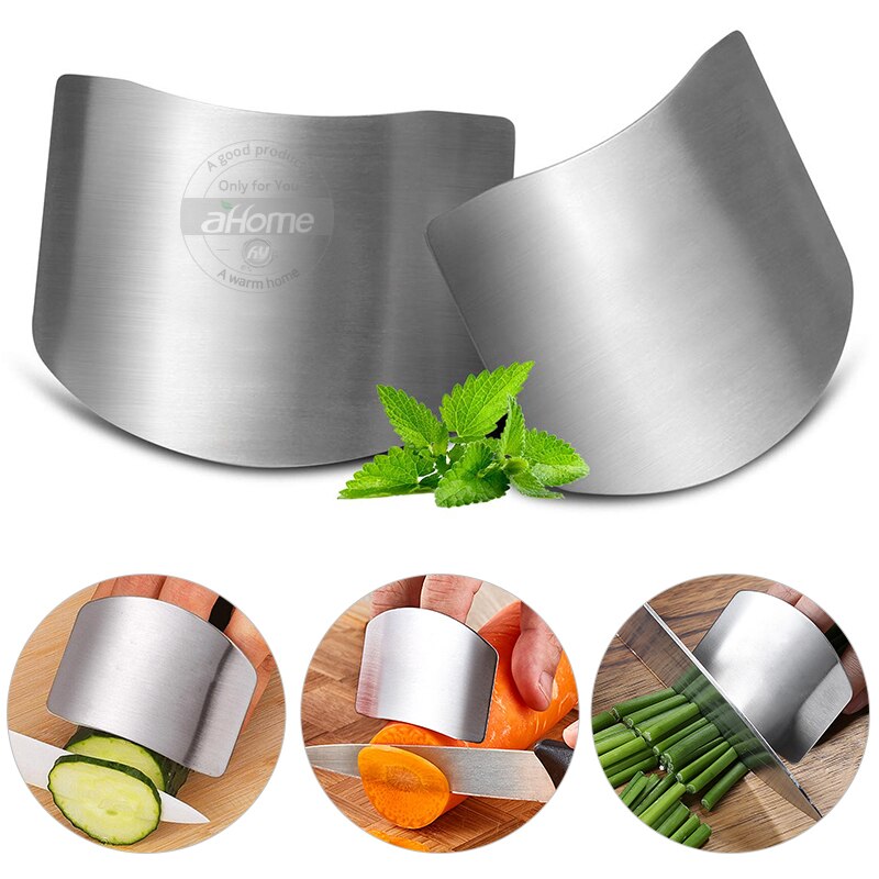 Finger Guard Protector Stainless Steel Knife Cutting Finger Not Hurt Chopping Slicer Hand Protect Kitchen Helper Protect Tool