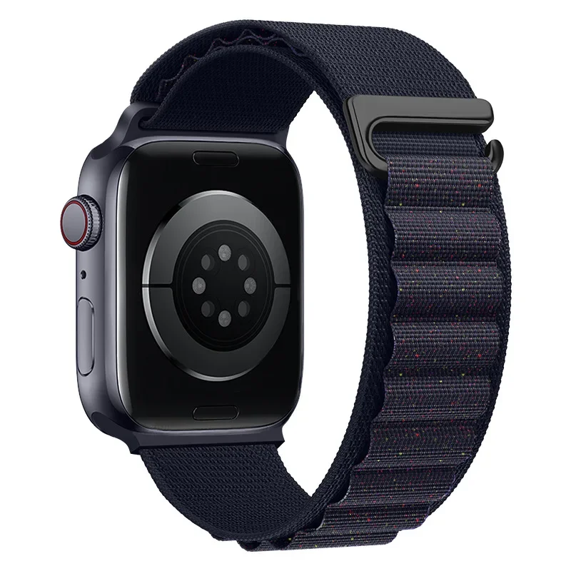 Correa Alpine Loop para Apple Watch Ultra Band 49mm 45mm 44mm 42mm 41mm 40mm pulseras de gancho en C de Metal iwatch SE series 9 8 7 6 5 4 3