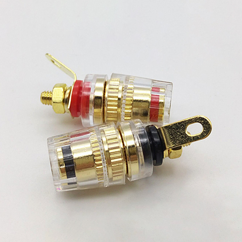 1Stck Lautsprecher Terminal Bindung Post 4mm Bananen Stecker Buchse Niederfrequenz Verstärker Stecker für Lautsprecher ﻿