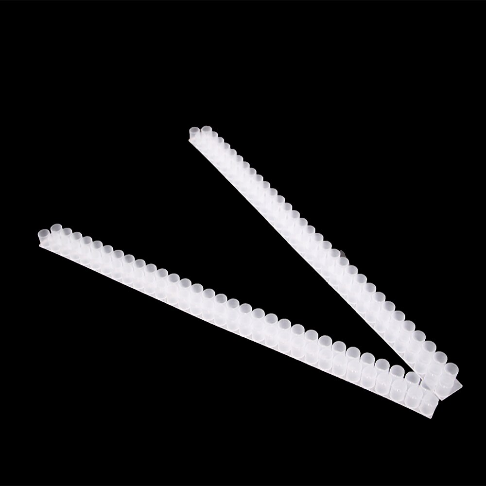 15PCS Beekeeping Royal Jelly Strip Double Rows Hole Holes Bee Milk Pulp Collect Container Plastic Bees Tools Equipment Supplies
