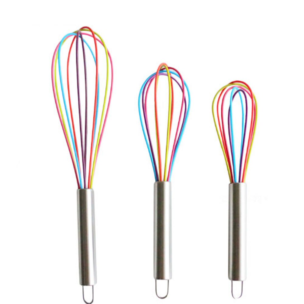 Silicone Hand Egg Mixer Cooking Foamer Wisk Cook Blender Protable Drink Whisk Mixer Kitchen Gadgets