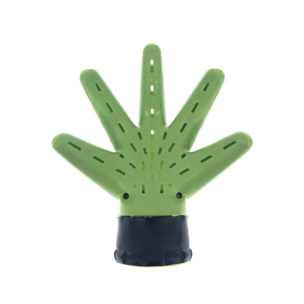 Hand Shape Plastic Hair Diffuser Hairdressing Salon Hairstyling Dryer Accessories For Curly Hair Create Fluffy Hair: Green