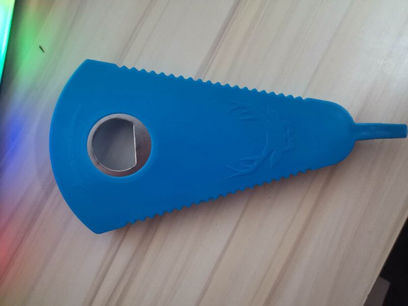 Household Multifunctional Bottle Opener, Safe Non-slip, Labor-saving Canned Bottle Capper, Kitchen Gadget: 7   blue