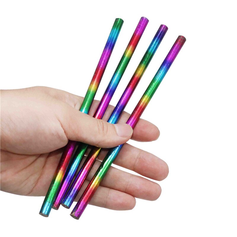 5 Pcs Hb Potlood Student Tekening Potlood Gum Potlood Kerstcadeau Briefpapier Schets Potlood Schilderij Kerstcadeau: 5pcs Rainbow