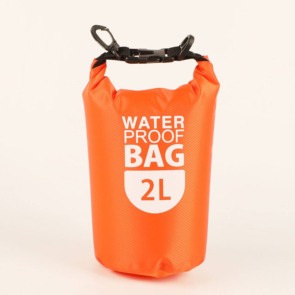 2L Waterproof Dry Bag Sack for Swimming Kayaking Cycling Biking Camping Hiking - Various Colors: Orange