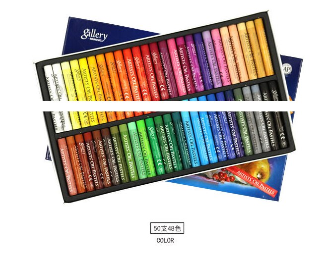 12/25/48Colors Oil Pastel for Artist Graffiti Soft Pastel Painting Drawing Pen School Stationery Art Supplies Soft Crayon Set: 50color