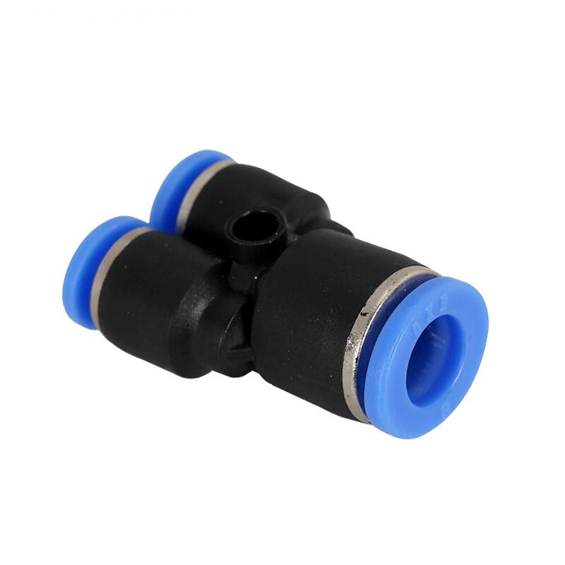 3 Way Port Y Shape Air Pneumatic 12mm 8mm 10mm 6mm 4mm OD Hose Tube Push in Gas Plastic Pipe Fitting Connectors Quick Fittings