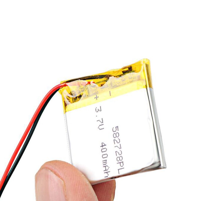 3,7 V 400mAh 582728 Lithium-Polymer Li-Po li ionen Akku Für smartwatch GPS Bluetooth PDA Notizbuch lautsprecher Lipo zelle