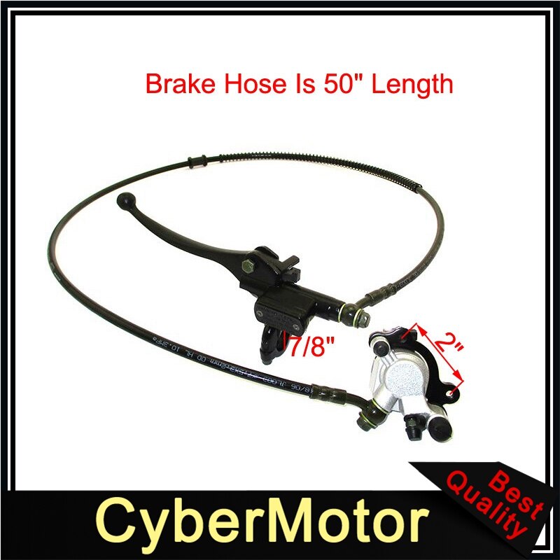 50" Upgraded Hydraulic Brake System For Mini Bike Baja Doodlebug DB30 Motor