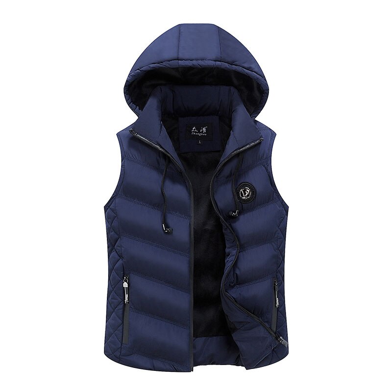 Lusumily tyk varm vest dame ærmeløs jakke kvinde vinter solid slim vest dame vindtæt varm headset vest