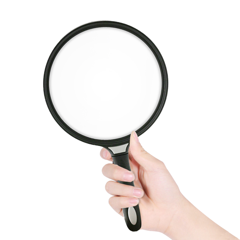 130Mm Grote Lens Handloep Reading Krant Kaart Handvat Vergrootglas Low Vision Aids