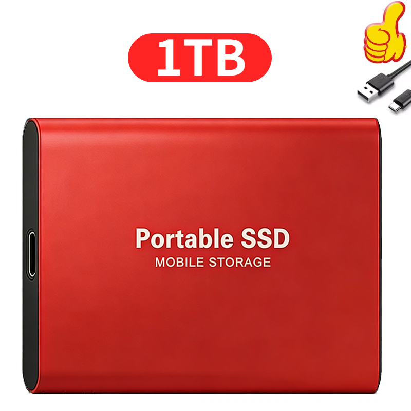 Ekstern ssd bærbar solid state-drev 1tb 4tb ultrahurtig harddisk til bærbar mac pc stationær data backup lagring disk