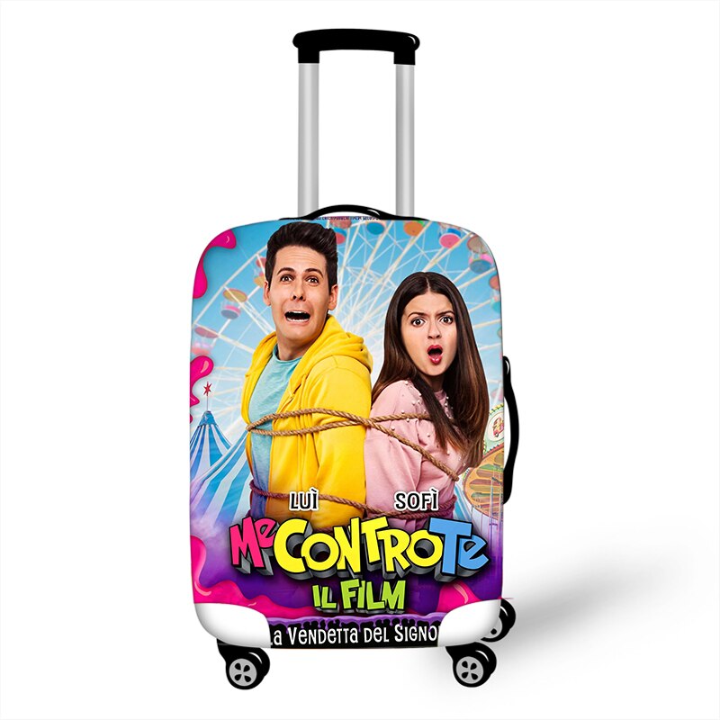 Me contro Te Travel Luggage Suitcase Cover Trolley Bag Protective Cover Men's Women's Elastic Suitcase Cover