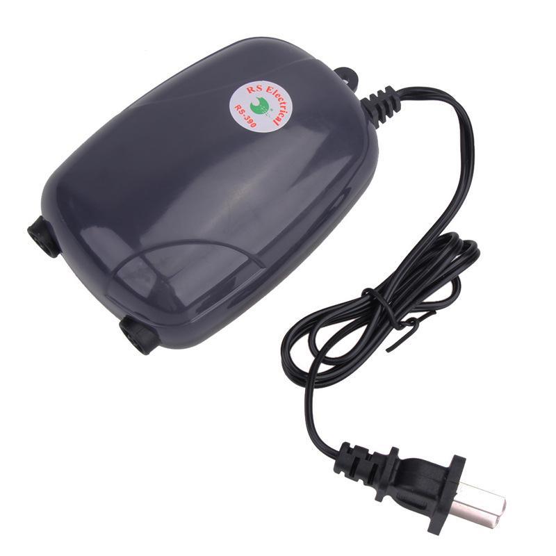 220v 3w 5w akvarieluftpump akvarium mini luftkompressor enkel dubbelutlopp syrepump akvarietillbehör för fisk