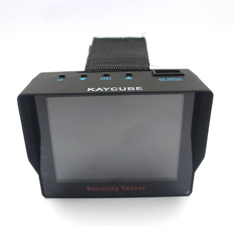 Kaycube ranneke kannettava 3.5 "tft lcd cctv turvallisuus videokamera testaaja testi monitori rakennettu -in 2200 mah litiumakku pal/ntsc