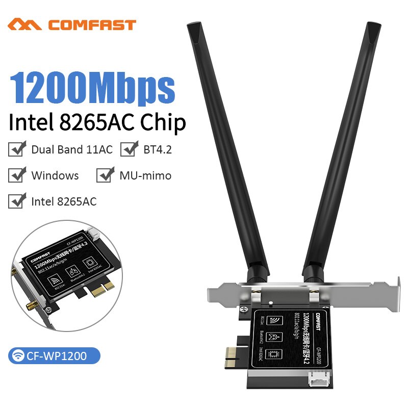 2974mbps wifi 6 faixa dupla desktop pcie intel ax200 cartão 802.11ax 2.4g/5ghz bluetooth 5.0 pci express 5g sem fio adaptador wi-fi: CF-WP1200