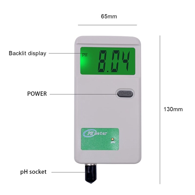 PH-3012B Purity PH Meter Digital Water Tester for Biology Chemical Laboratory