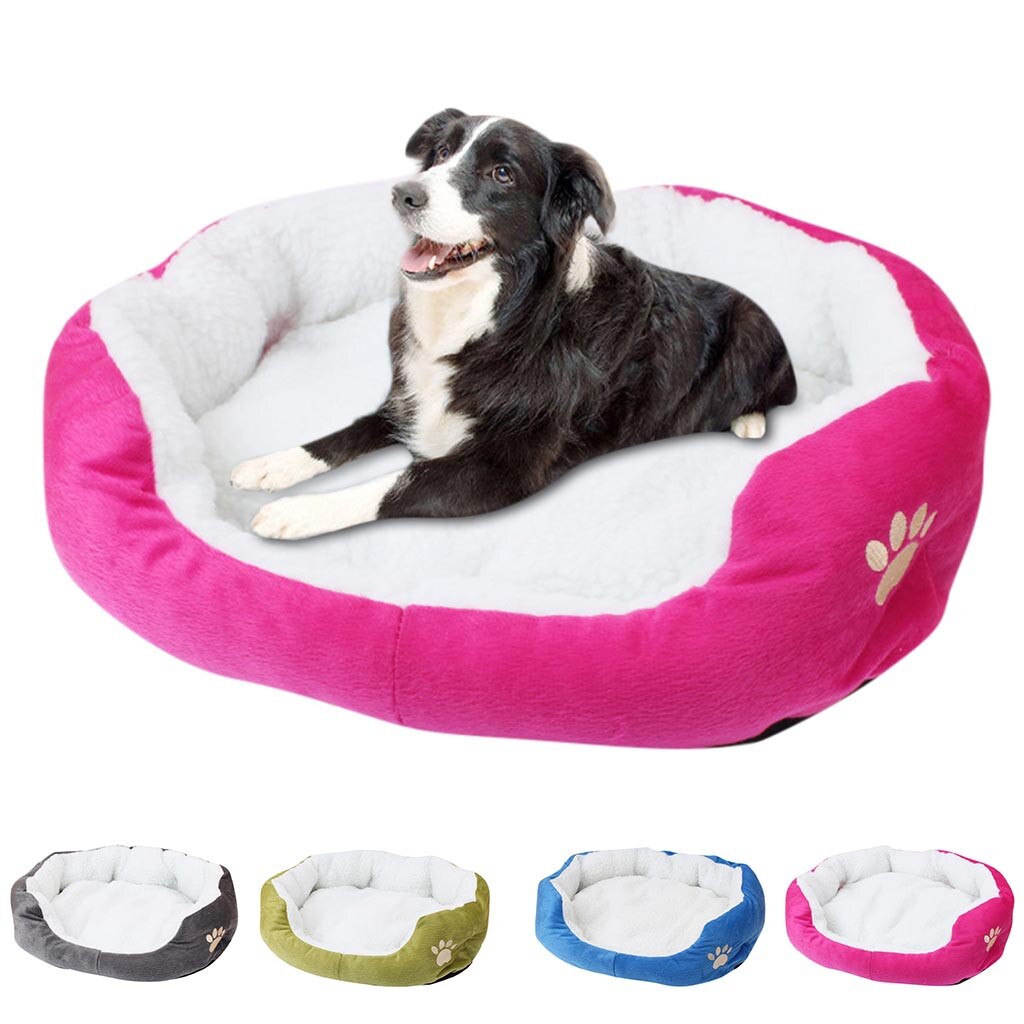 Pet Dog Puppy Cat Fleece Warm Bed House Pluche Cozy Nest Mat Pad Slapen Nest Fleece Slapen Nest #9898