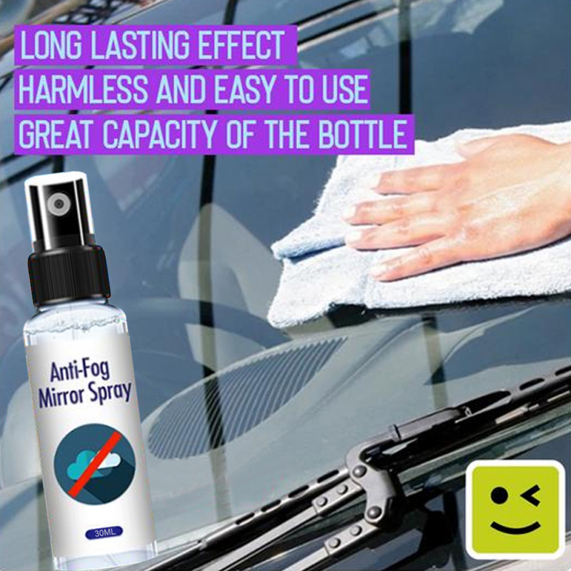 30ML Car Front Windshield Anti-Rain Agent Waterproof Rainproof Anit-fog Spray Car Rear-View Mirror Window Glass Coating Spray