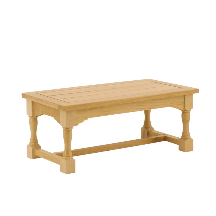 Miniature Dining Table Dollhouse Kitchen Wooden Furniture Handcrafted 1/12 Scale