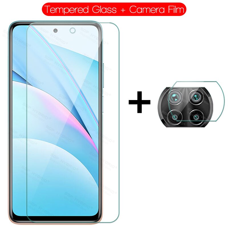 3-in-1 Tempered Glass On Mi 10t Pro Lite Camera Film Soft Case For Xiaomi 10 t mi10t Pro Lite Screen Protector Shell Cover 6.67': For Xiaomi 10t Lite / 2in1