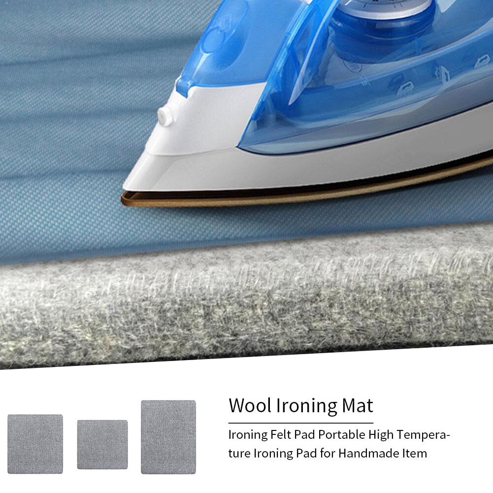 Tapis de pression Portable | En laine, pour le repassage efficace, pour usage domestique, planche à repasser en feutre à haute température, tapis de pression FP8