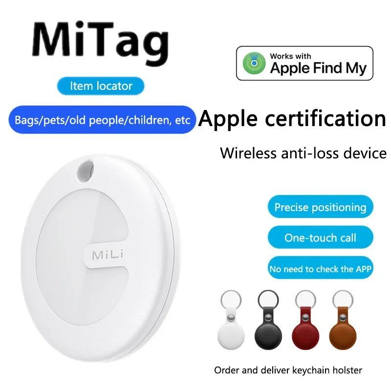 Mili MiTag Bluetooth Tracker Go For IOS System Buscador de artículos y funciona con Google encuentra mi dispositivo AirTag Nuevas llegadas en 2025