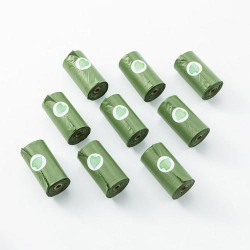 Waste Bag Dispenser For Dog Waste Carrier Pet Dog Poop Bags Biodegradable Eco Friendly Dog Waste Bags Dispenser Outdoor: 1PC Green fragrance