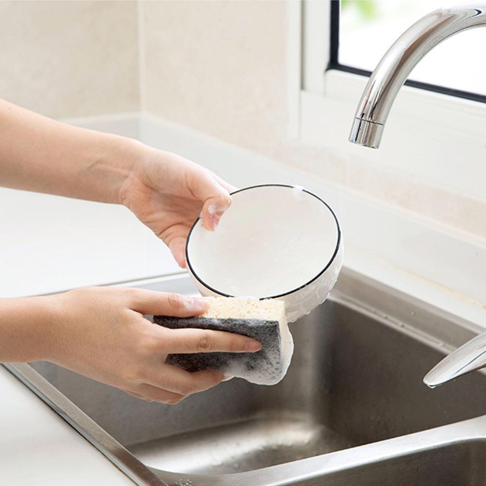Éponge de nettoyage en Fiber de noix de coco, 6 pièces, épurateur de cuisine, vaisselle anti-rayures, à base de plantes, pour Pot, poêle, biodégradable Hom R3o1