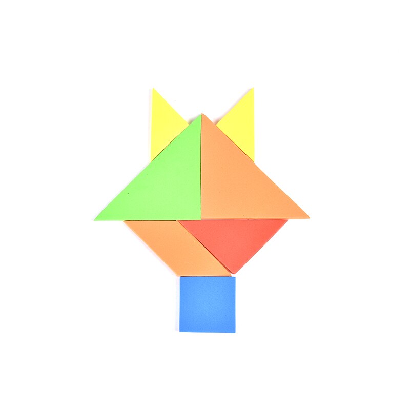 Rompecabezas para educación y aprendizaje Saizhi, rompecabezas 3d para niños, rompecabezas Tangram, Tetris, rompecabezas geométrico, juego SZ3028